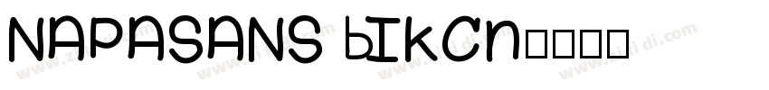 NAPASANS BIkCn字体转换